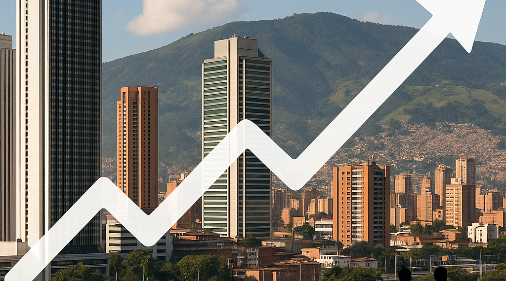 Economía de Colombia creció 3.4% interanual en abril