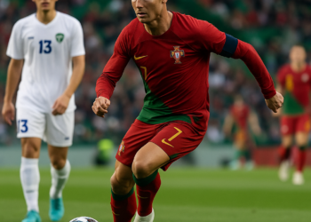 Despiertan Cristiano y Portugal con 'manita' ante Uzbekistán