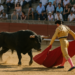 Víctor Hernández, en un momento de la dramática voltereta que sufrió al recibir de capa al sexto toro.