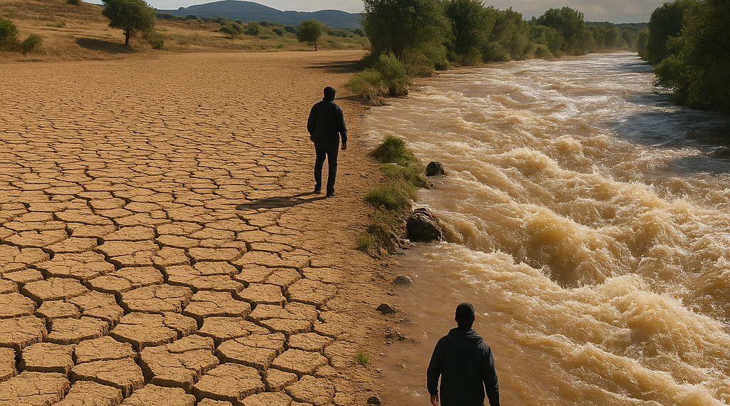 De sequía a inundación: qué son los “latigazos climáticos” y por qué podrían ser cada vez más frecuentes