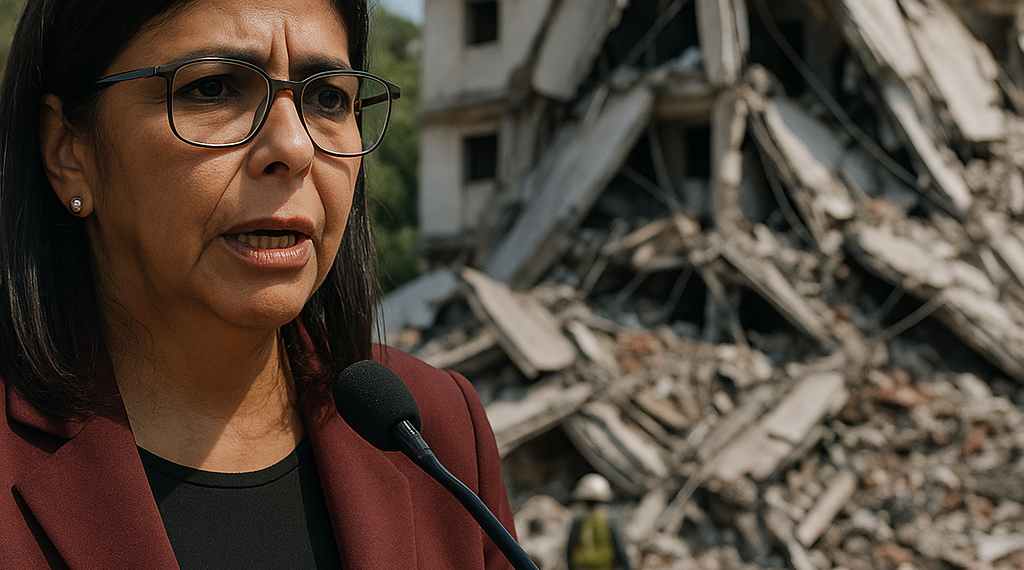 Delcy Rodríguez declara es estado de emergencia y agradece a Trump su apoyo tras el terremoto: "Es una verdadera tragedia"