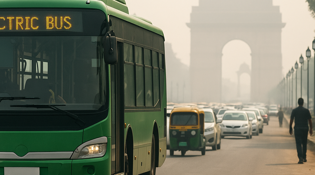 Delhi anuncia una prohibición histórica: solo vehículos eléctricos nuevos a partir de 2028, para combatir la contaminación