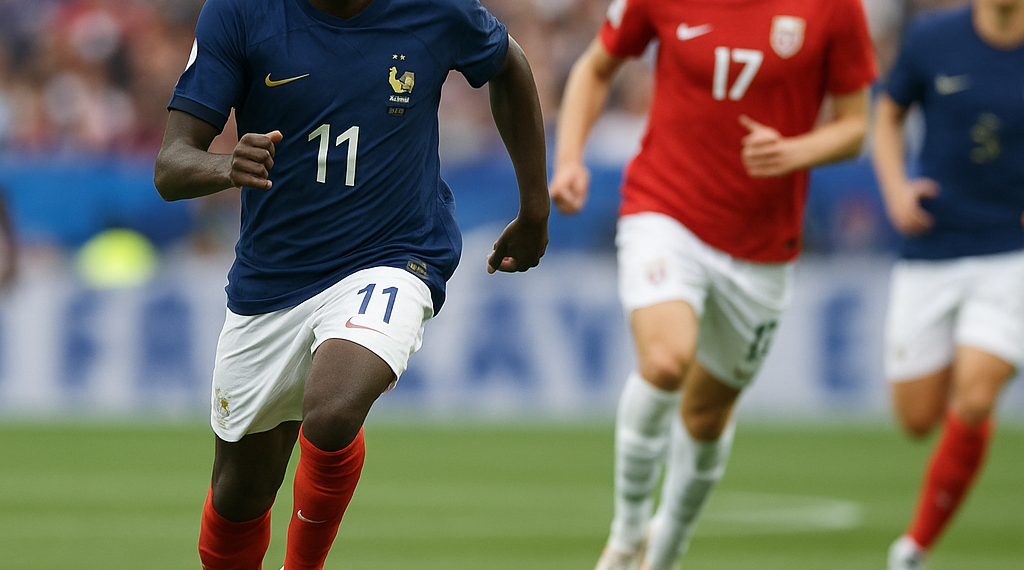 Comanda Dembélé triunfo de Francia sobre Noruega