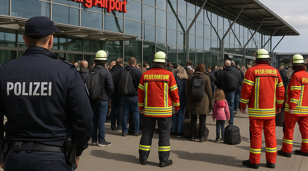 Evacúan el aeropuerto de Hamburgo por un incidente de seguridad