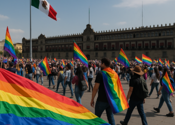 Llega marcha por orgullo LGBT+ al Zócalo