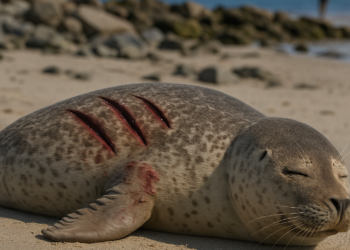 Tras más de 40 años, resuelven el enigma de las heridas en espiral en los cachorros de foca de la isla de Sable