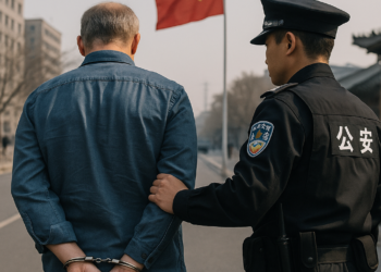 El régimen chino detuvo a un ciudadano estadounidense tras acusarlo de espionaje