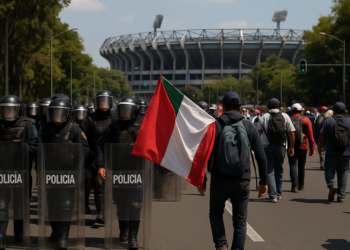 Frenan policías avance de CNTE hacia Estadio CDMX