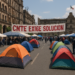 Se reduce plantón de la CNTE en Centro Histórico