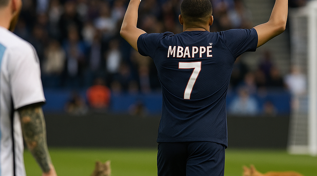 Así fue el doblete de Mbappé para seguir la estela de Messi