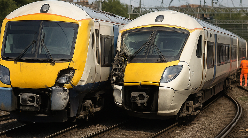 Dos trenes colisionan en el norte de Londres y dejan múltiples heridos