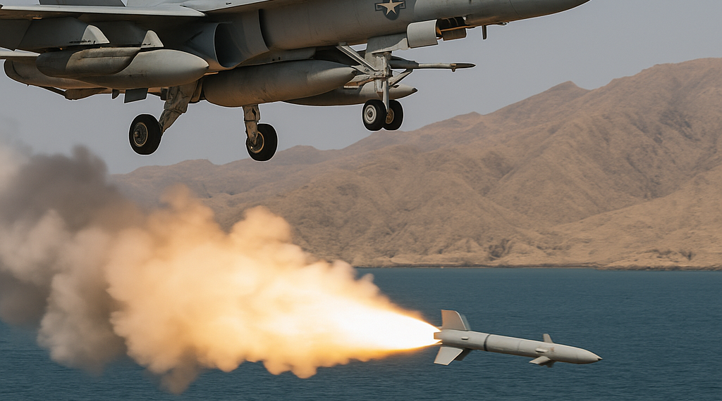 Bombardea EU objetivos iraníes tras ataque en Ormuz