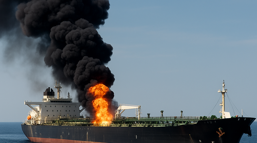 Estados Unidos disparó contra un petrolero en el golfo de Omán que intentaba llegar a Irán pese al bloqueo naval
