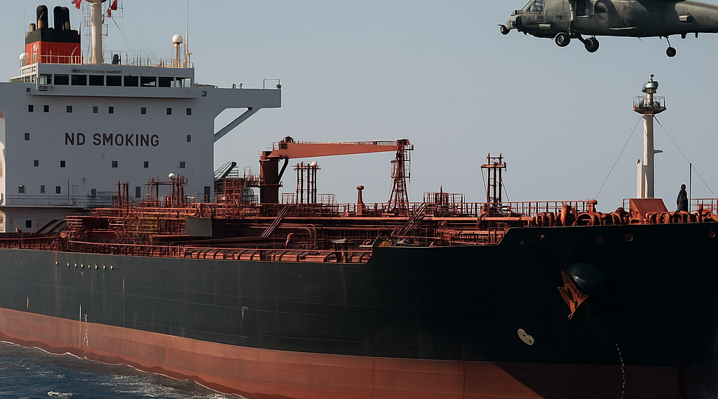 Estados Unidos disparó contra un petrolero en el Golfo Pérsico que intentaba violar el bloqueo marítimo impuesto a Irán