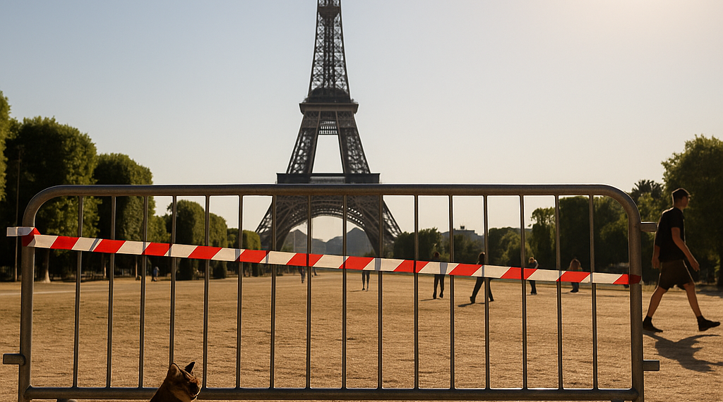 La Torre Eiffel adelanta su cierre este martes con media Francia en el nivel máximo de alerta por el calor
