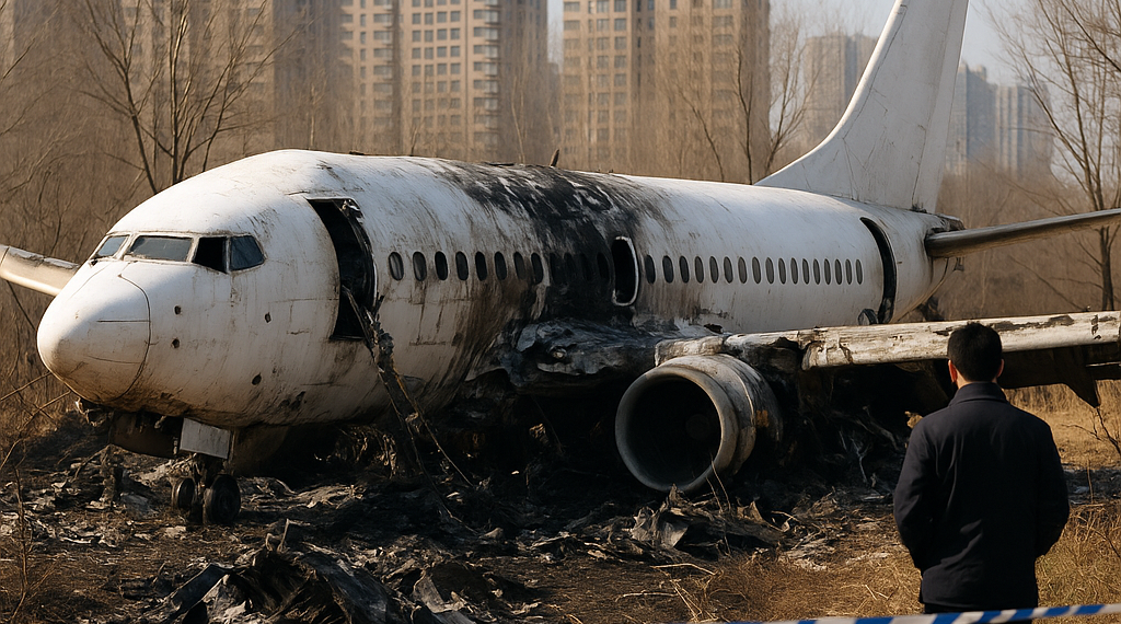 El misterio del avión que se estrelló en la torre más alta de Beijing: silencio oficial y reducción del tráfico aéreo en China