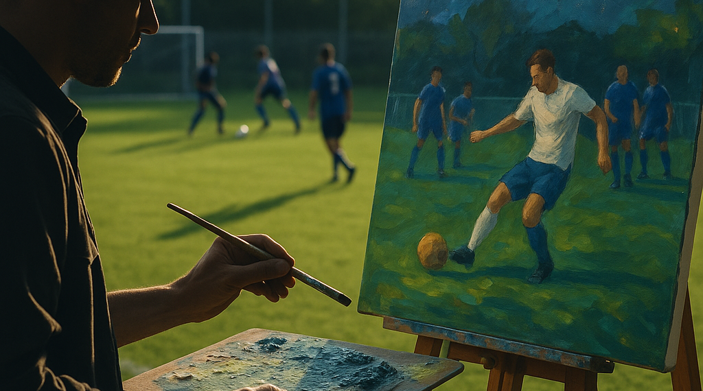 El futbol visto por los artistas