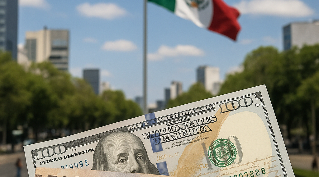 Peso mexicano avanza frente al dólar en mercado atento a noticias sobre Oriente Medio