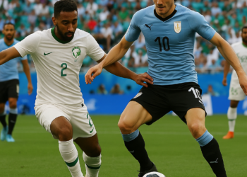 Provocan rebotes empate entre Arabia y Uruguay