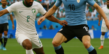 Provocan rebotes empate entre Arabia y Uruguay