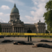 Hallan cuatro cuerpos junto al Congreso de Guerrero