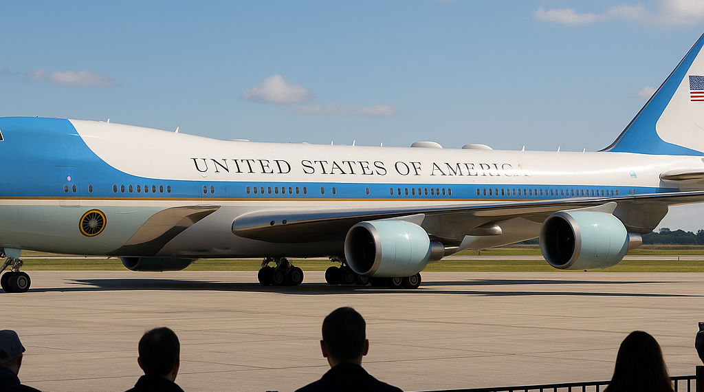 Estados Unidos recibe su nuevo avión Air Force One donado por Qatar
