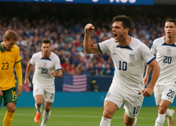 Estados Unidos clasifica a dieciseisavos del Mundial tras vencer 2-0 a Australia
