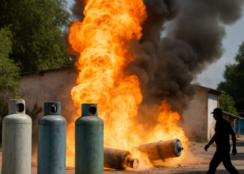 Explotan pipas de gas LP en Tepeaca