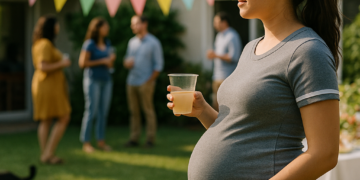Barbara Palvin Nails Sporty Maternity Style at a World Cup Party