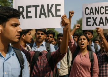 Millones de estudiantes repiten en India un examen filtrado, entre protestas y el polémico veto gubernamental a Telegram