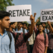 Millones de estudiantes repiten en India un examen filtrado, entre protestas y el polémico veto gubernamental a Telegram
