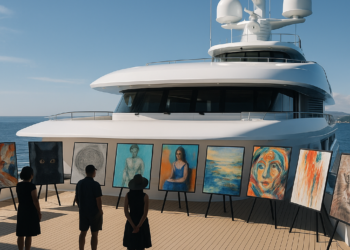 There’s an Art Show Aboard a 236-Foot Yacht With Marina Abramović
