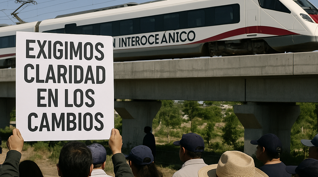 Demandan transparencia en ajustes al Tren Interoceánico