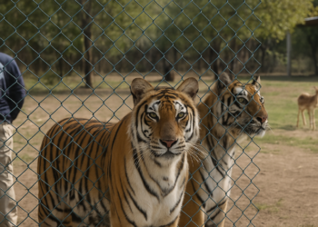 FGR decomisa en rancho tigres y decenas de otros animales