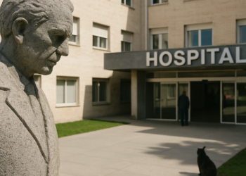 Muere el médico Pedro Caba, miembro del PCE, protagonista de la novela ‘Jardín de Villa Valeria’, de Vicent, y del cuadro ‘El abrazo’, de Genovés