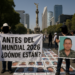 Familiares de desaparecidos se manifiestan en México a horas del arranque del Mundial 2026