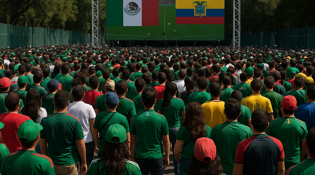 Alcanza Fan Fest su máxima capacidad previo a México-Ecuador