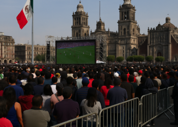 Alcanza máxima capacidad Fan Fest del Zócalo