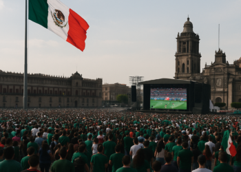 Abarrotan Fan Fest en el Zócalo