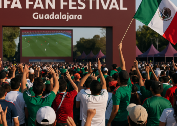 Aficionados abarrotan el FIFA Fan Festival en Guadalajara antes del México vs. Corea del Sur