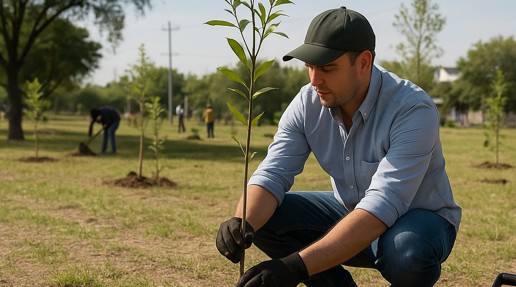 Impulsa Felipe Macías jornadas de reforestación con la participación de ciudadanos