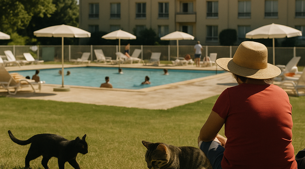 Franceses se protegen en hoteles de la ola de calor