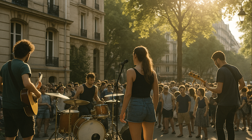 Francia celebra la Fiesta de la Música pese a la ola de calor