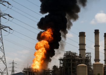 Incendio afecta una central termoeléctrica en Ecuador