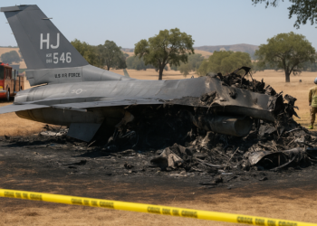 Se estrella bombardero de Fuerza Aérea de EU en California