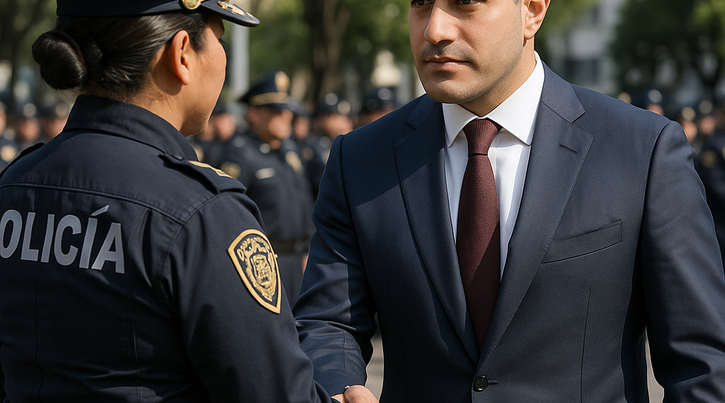 García Harfuch reconoce la labor de la policía de CDMX durante la inauguración del Mundial