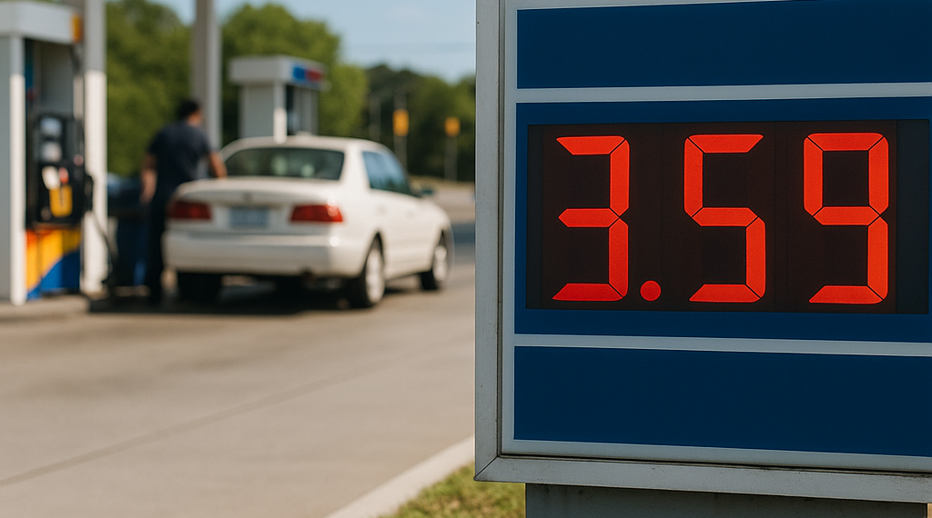 Gasolina en EU cae por quinta semana consecutiva y ya se vende a menos de 4 dólares por galón