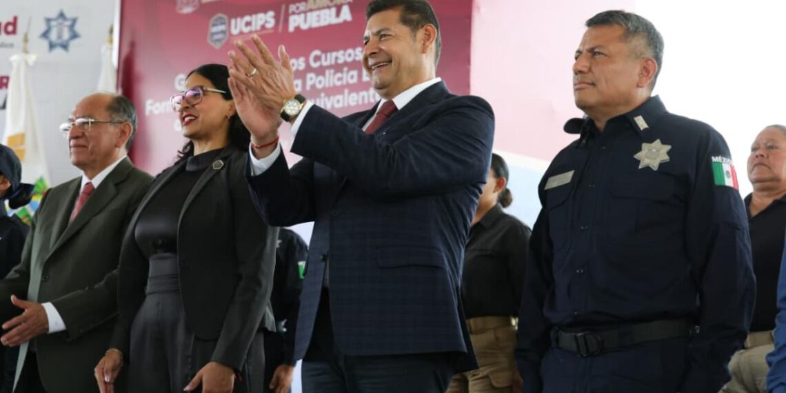 Con policía profesionalizada gobierno de Puebla fortalece la seguridad de las familias