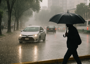 Azotan lluvias a la CDMX