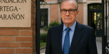 Gregorio Marañón, en su despacho, en Madrid en 2024.